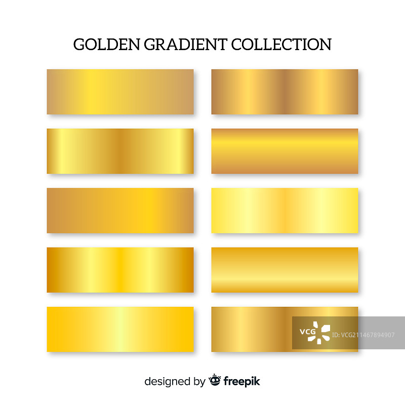 金色渐变素材包图片素材