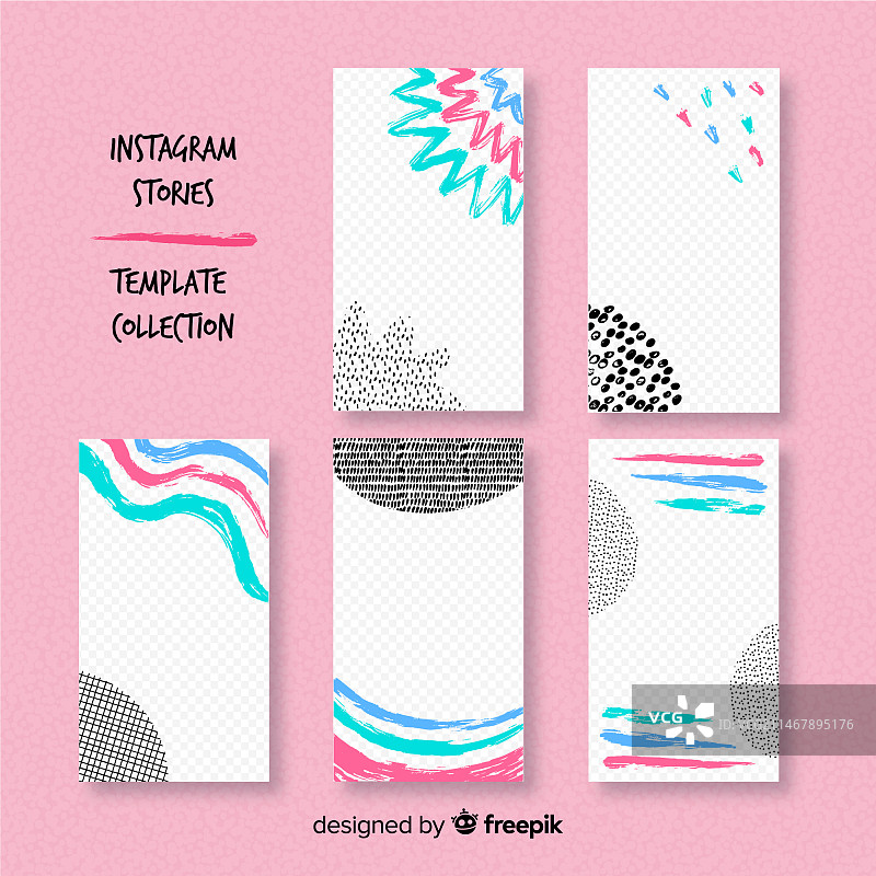 Instagram快拍模板图片素材