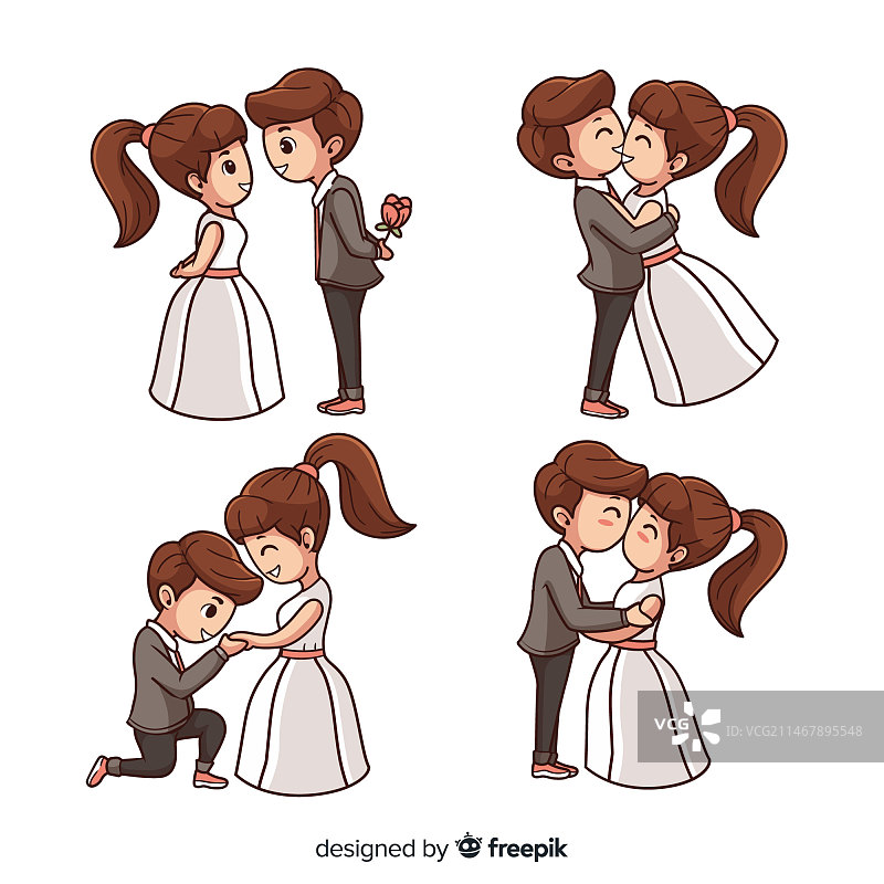 婚礼情侣合集图片素材