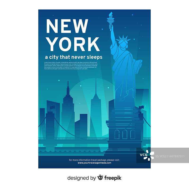 旅行宣传单模板图片素材