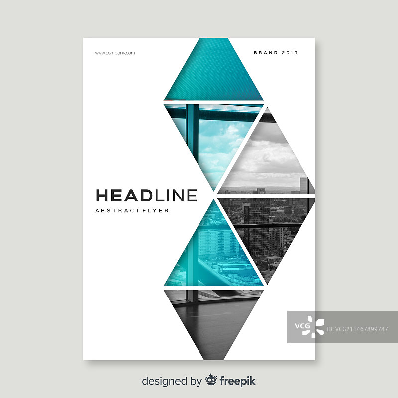 抽象宣传册模板图片素材