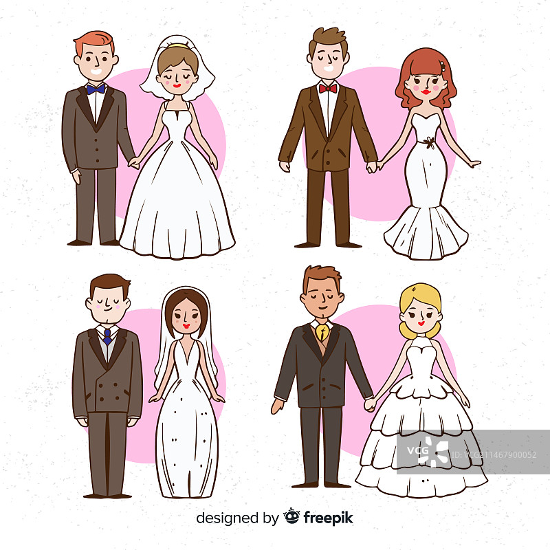 婚礼情侣合集图片素材