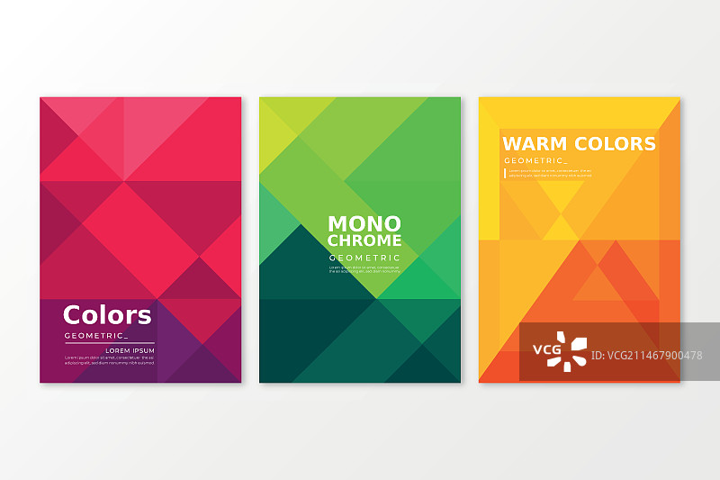 抽象几何封面合集概念图片素材