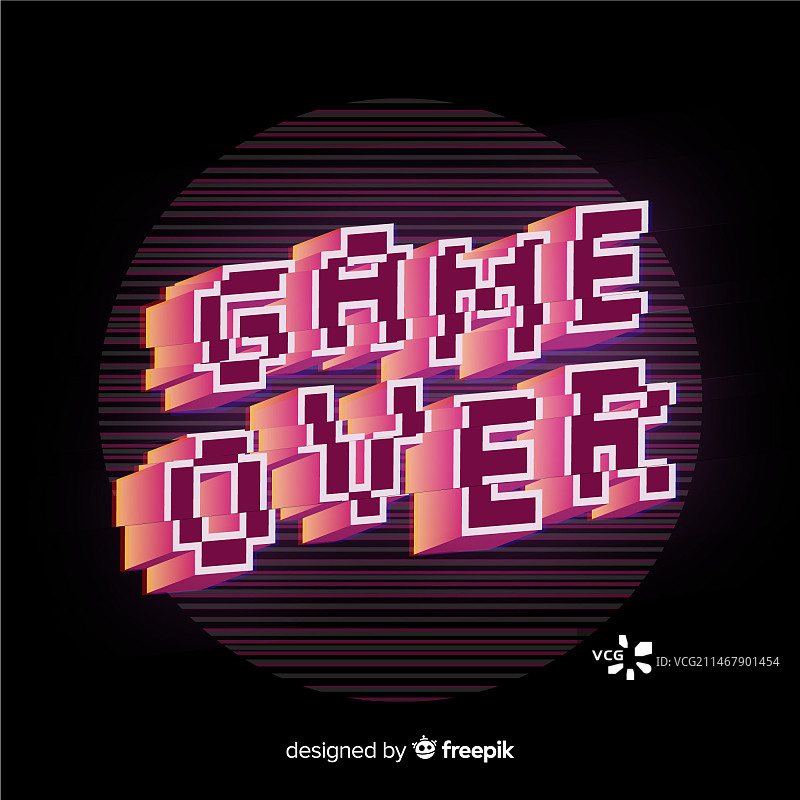 游戏结束故障背景图片素材