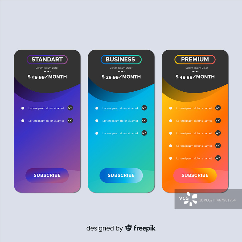 价格表合集图片素材