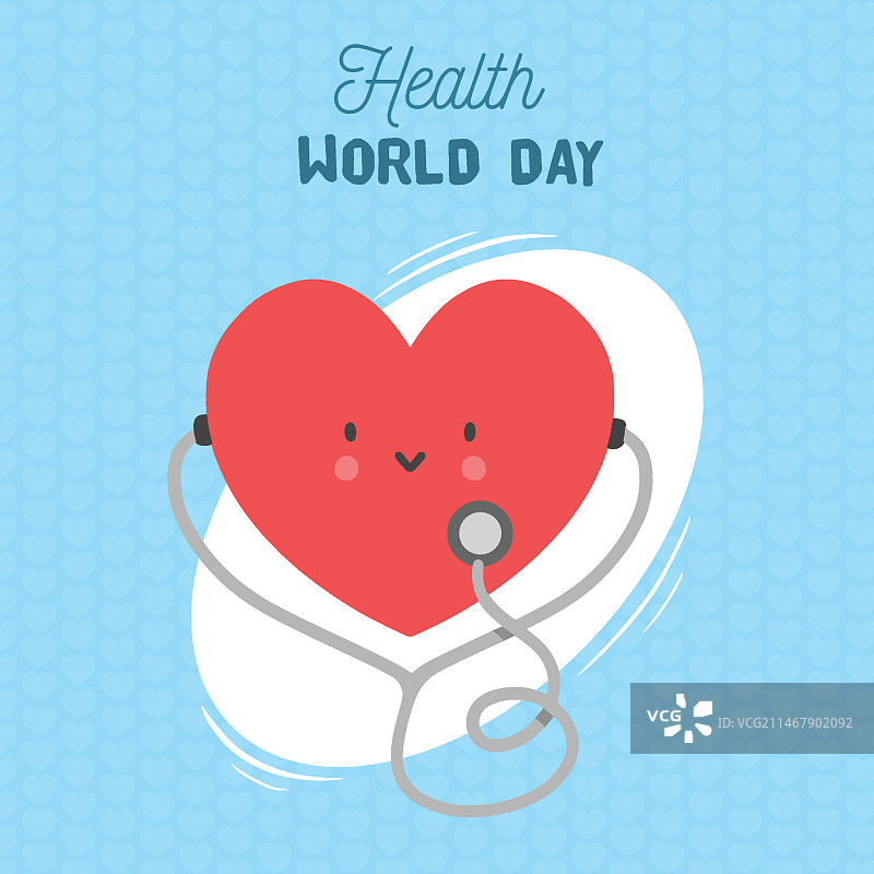 世界健康日，用心聆听图片素材