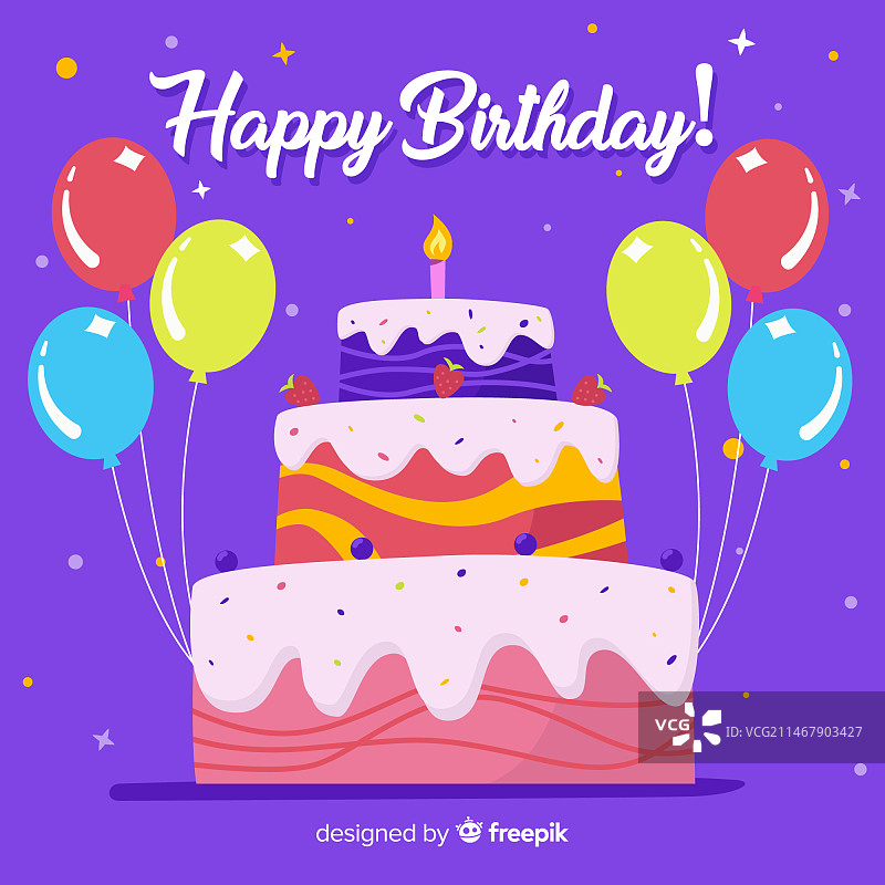 生日快乐背景图片素材