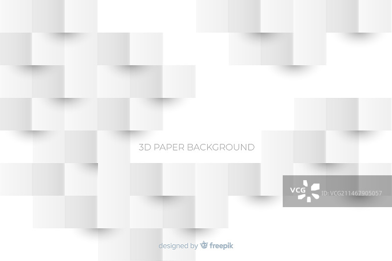 白色3D纸张风格背景图片素材