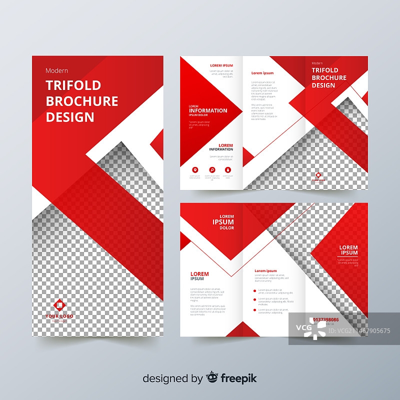 三折页宣传单模板图片素材