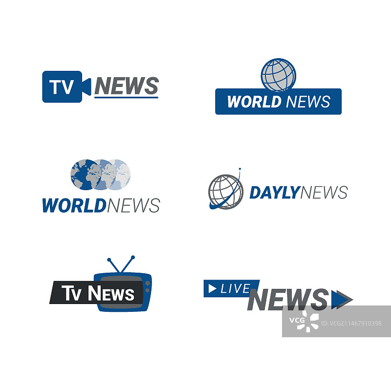 新闻Logo合集图片素材