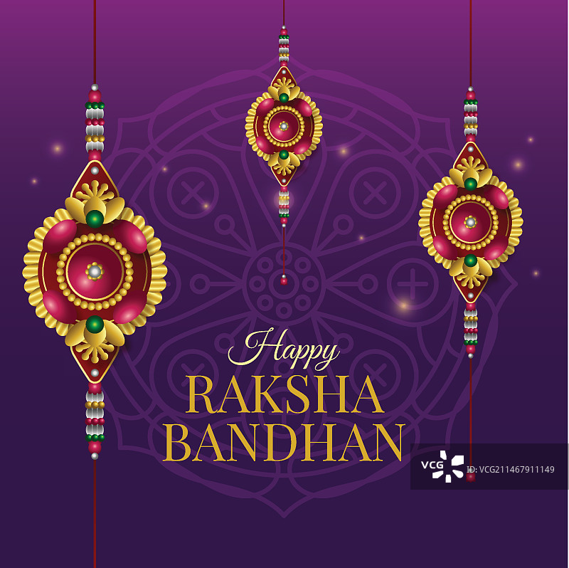 渐变绳结节庆插画图片素材