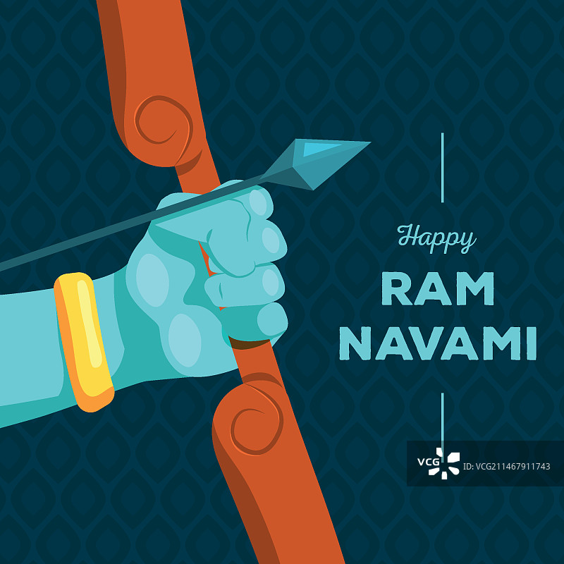 罗摩衍那节与弓箭图片素材