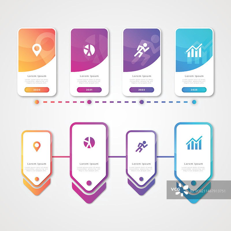 渐变信息图元素图片素材