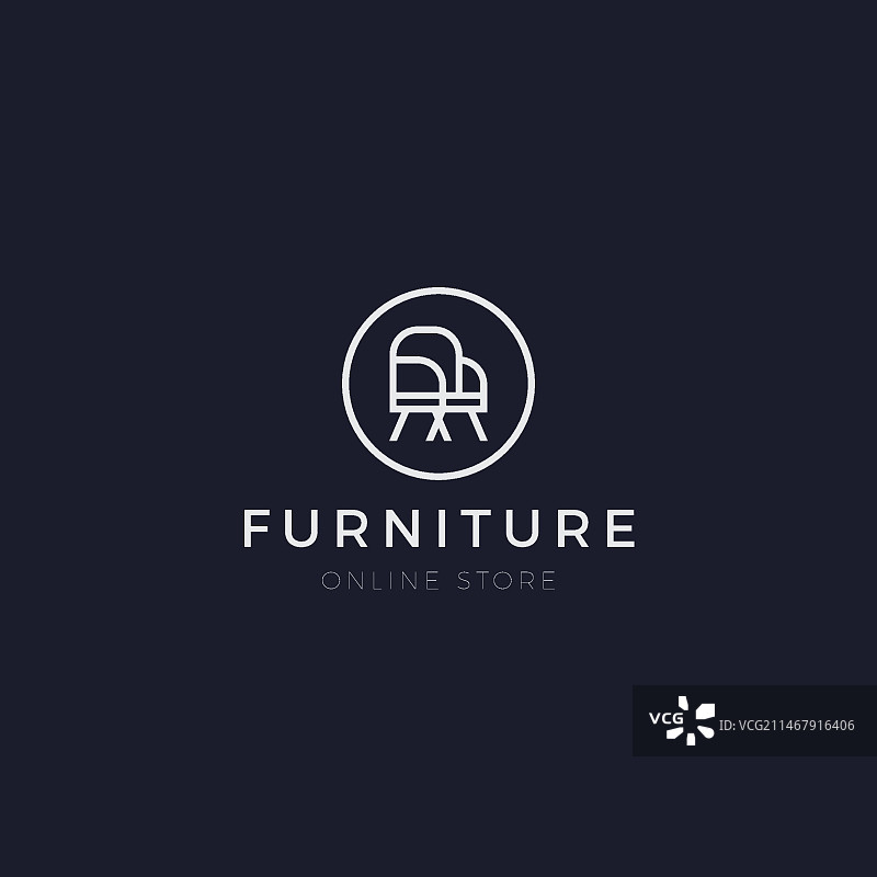极简家具logo图片素材