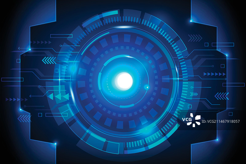 未来主义网络眼睛技术背景图片素材