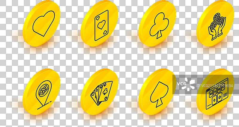 在线扑克牌赌桌游戏：扑克牌图片素材