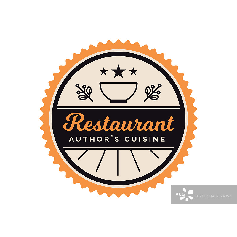 复古餐厅标志图片素材