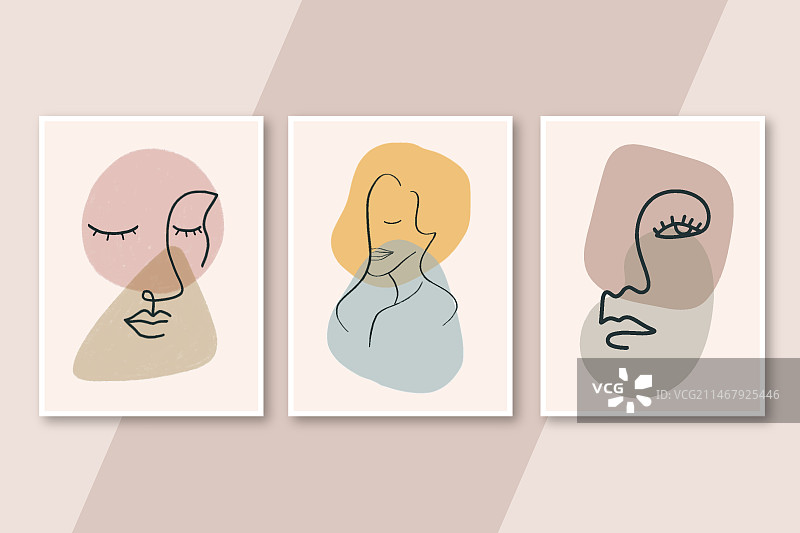 手绘波西米亚风封面合集图片素材