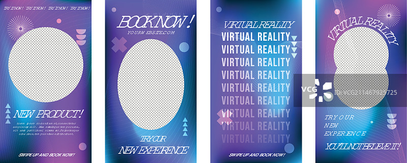 渐变抽象流体科技Instagram快拍图片素材