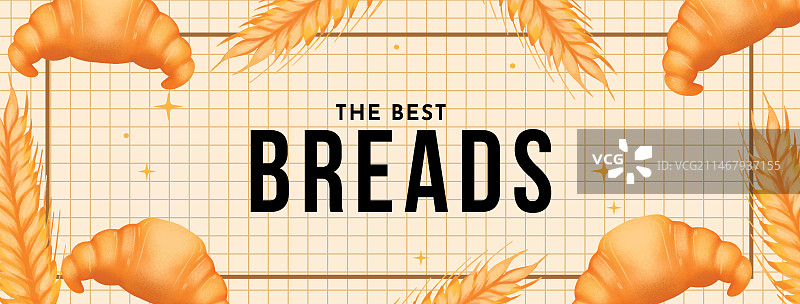 水彩烘焙Facebook封面设计图片素材