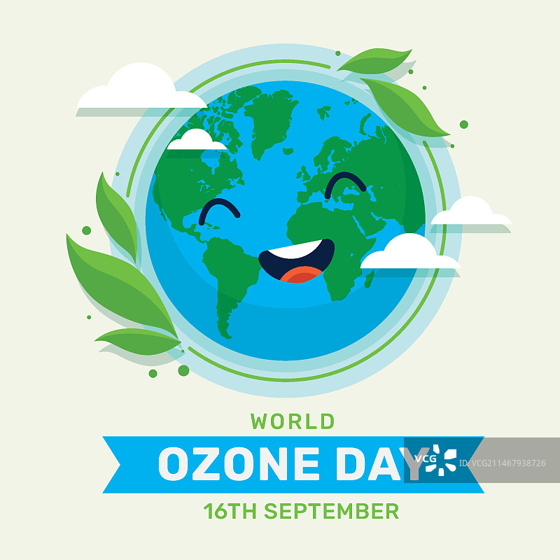 世界臭氧日插画图片素材