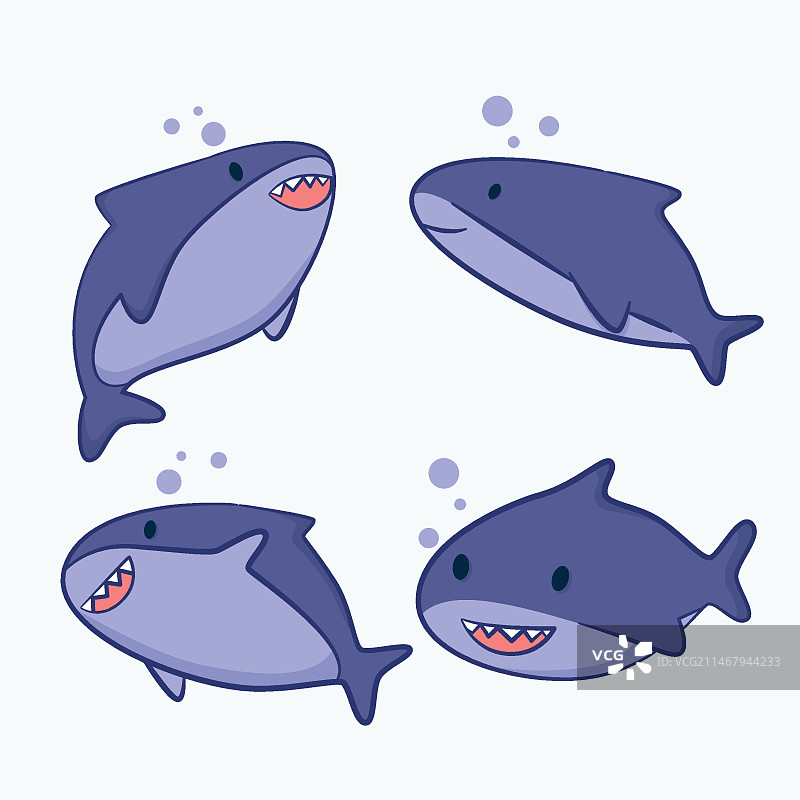 小鲨鱼角色合集图片素材