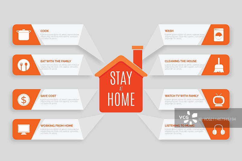 居家信息图表图片素材