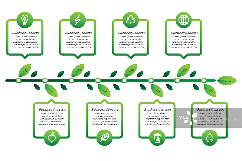 简约时间线信息图图片素材