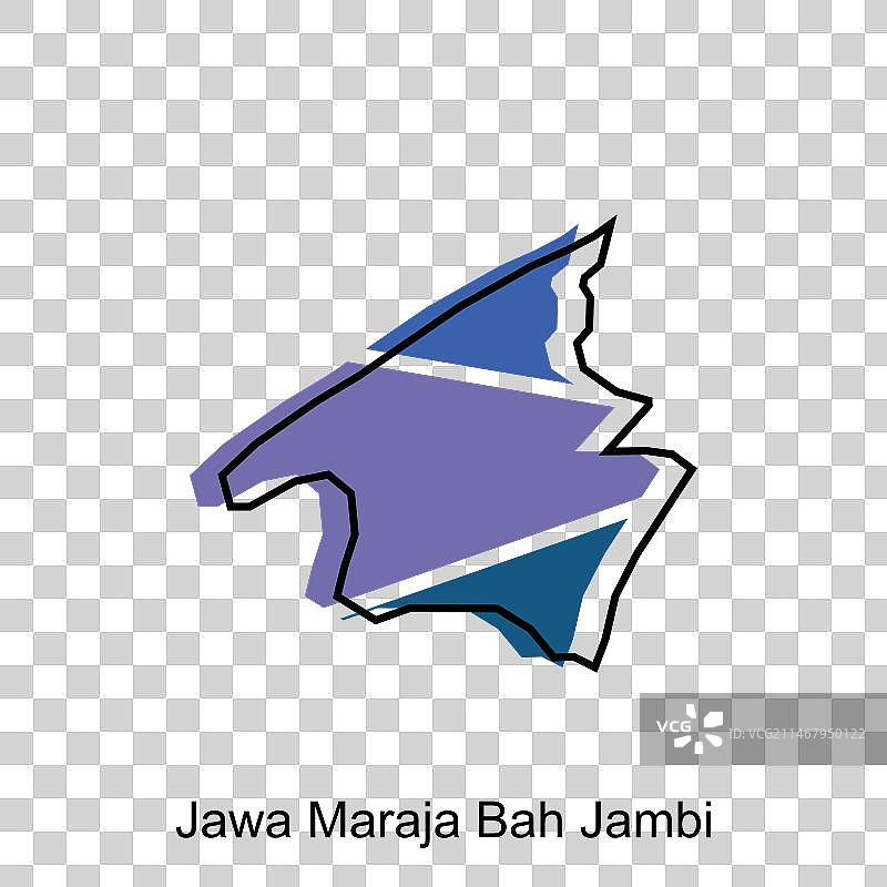 爪哇马拉贾巴哈占碑城市地图设计图片素材