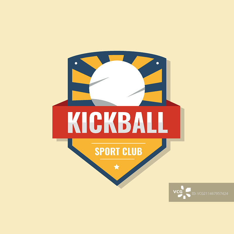 扁平风格踢球模板图片素材