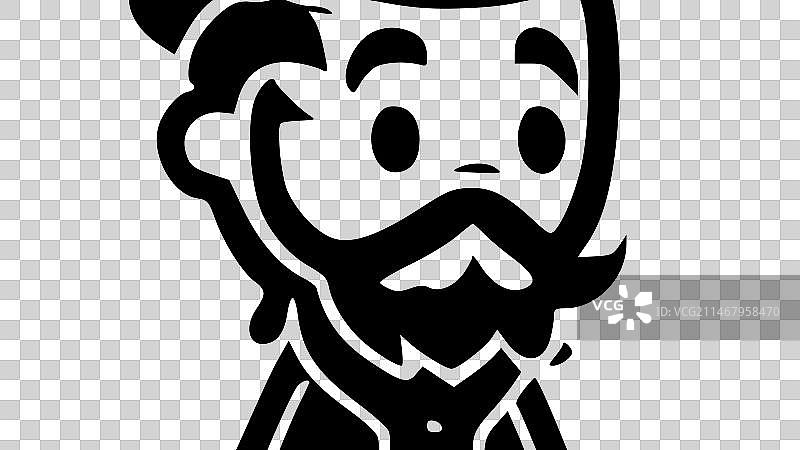 爱尔兰风情黑白图像图片素材