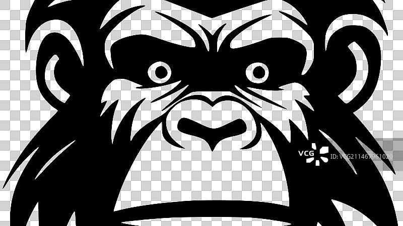 猴子抽象雕塑图片素材