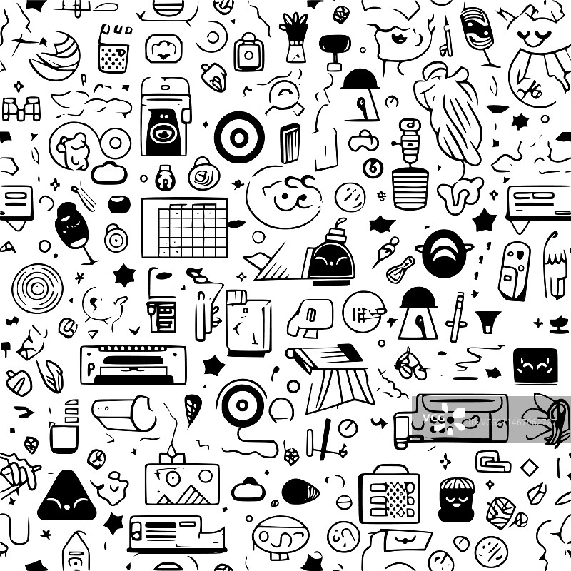 高品质logo无缝图案图片素材