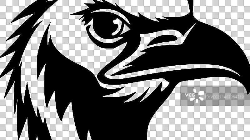 高品质秃鹫标志 - 适合T恤图片素材