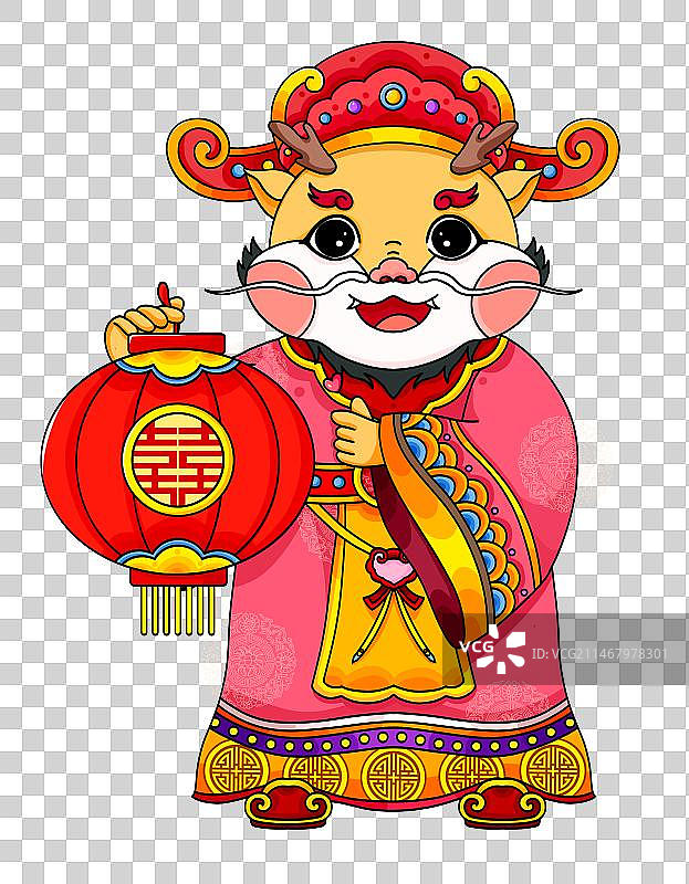 龙年喜星IP设计图片素材