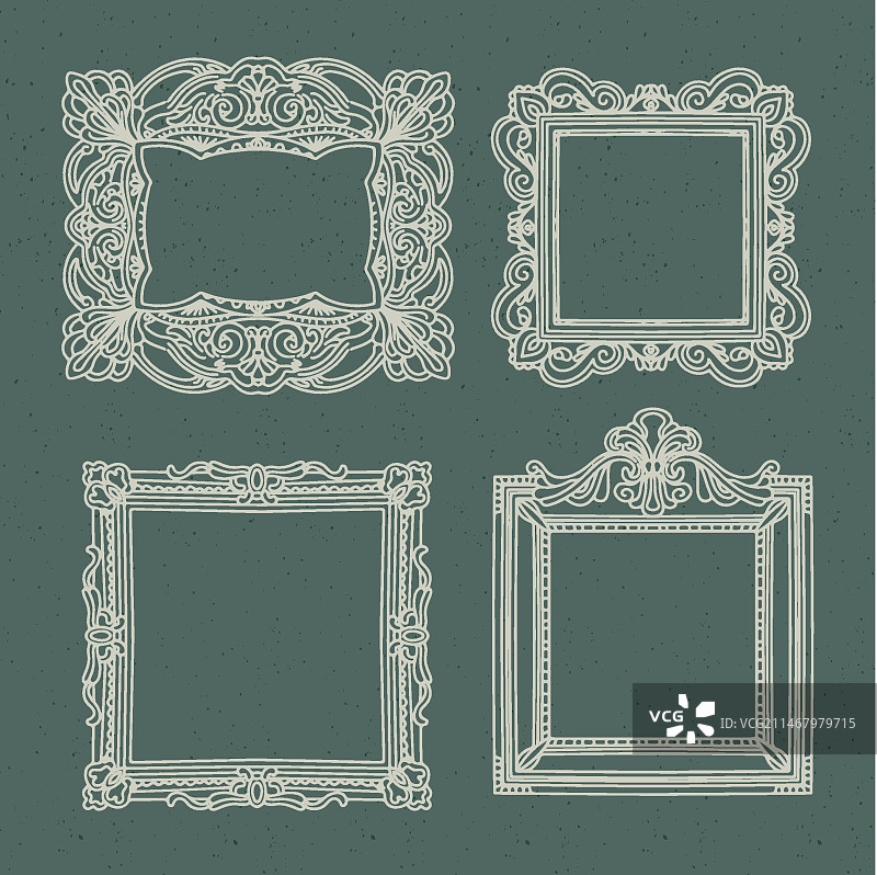 复古装饰框架合集图片素材