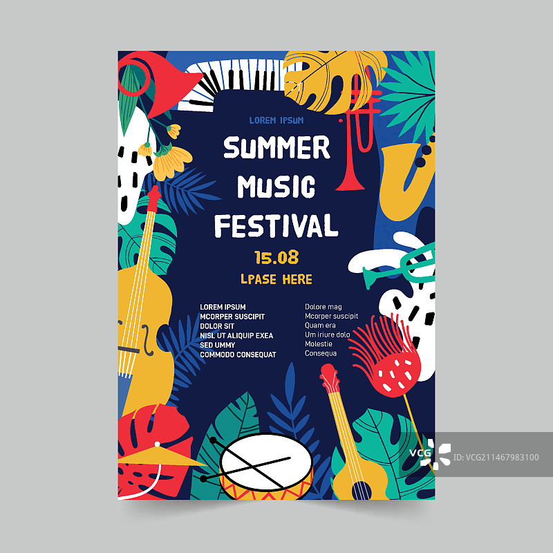 音乐海报模板图片素材