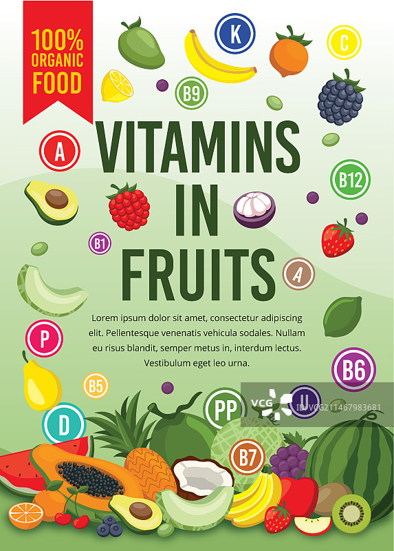 健康食品宣传单模板图片素材