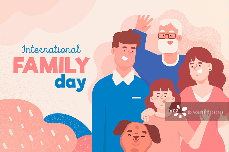 国际家庭日设计图片素材
