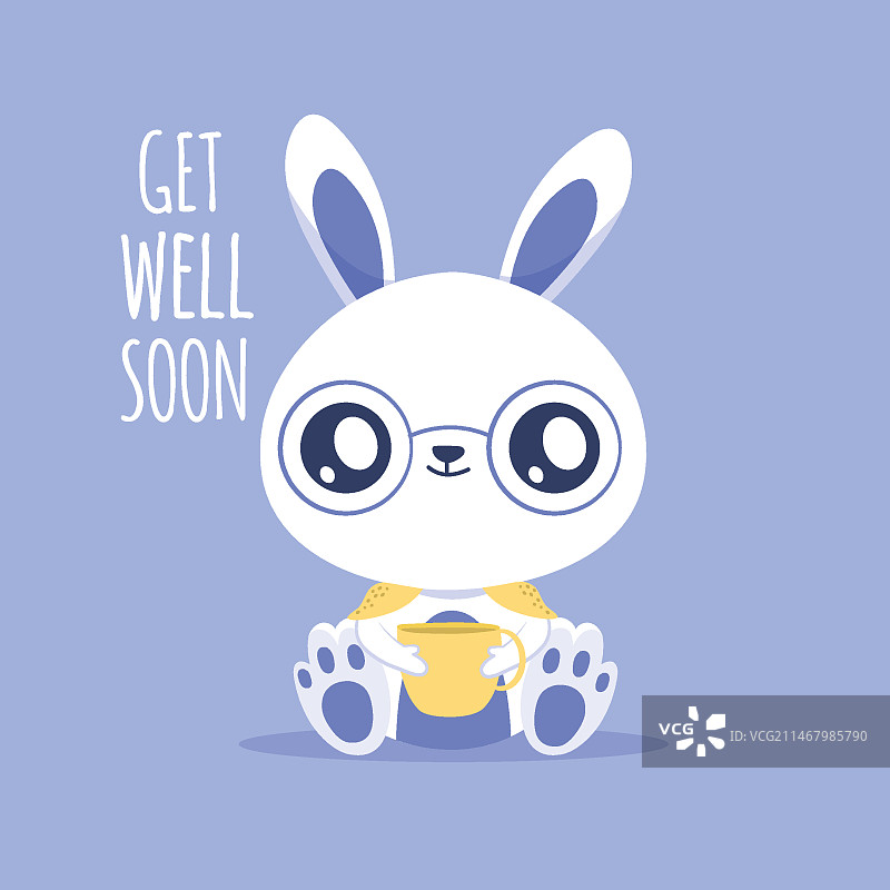 早日康复励志信图片素材