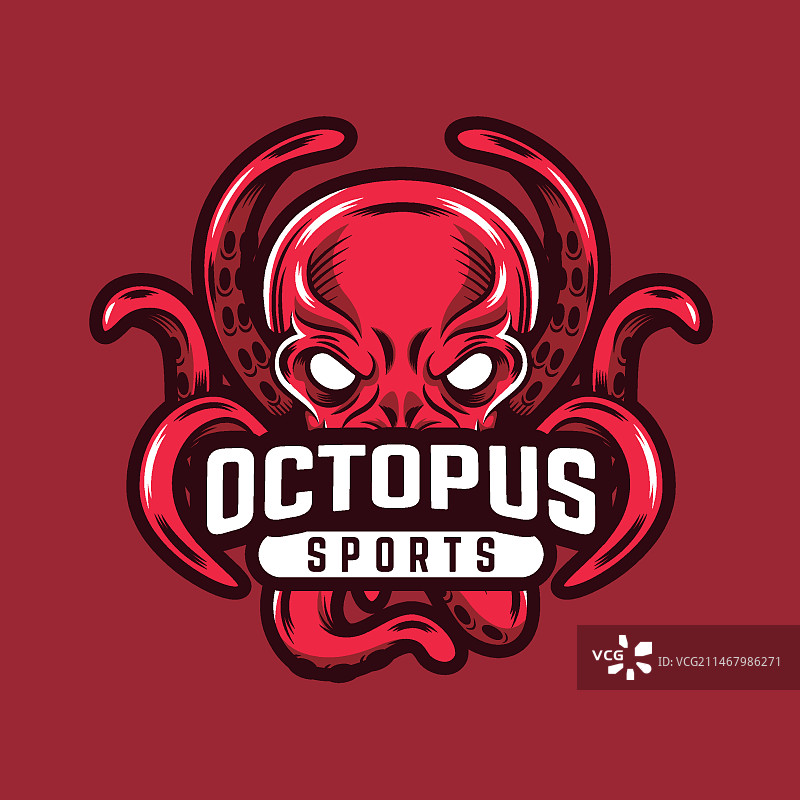 章鱼Logo模板图片素材