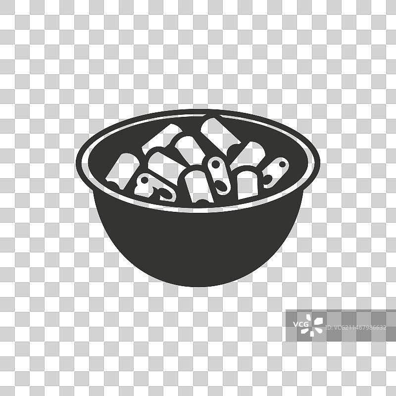 意大利面沙拉图标图片素材