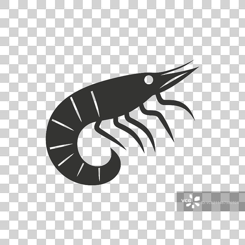 蒜蓉炒虾仁图标图片素材