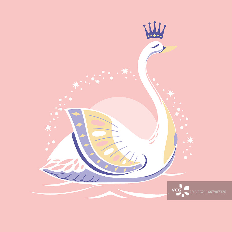 天鹅公主图片素材