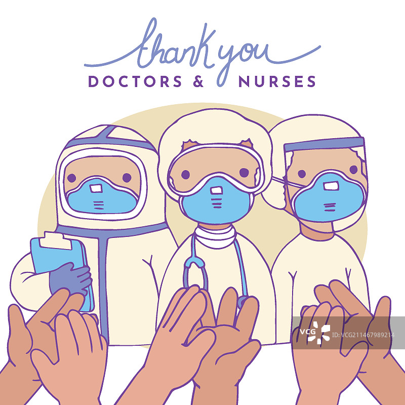 感谢医护人员图片素材