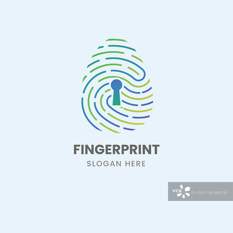 指纹商业Logo设计图片素材