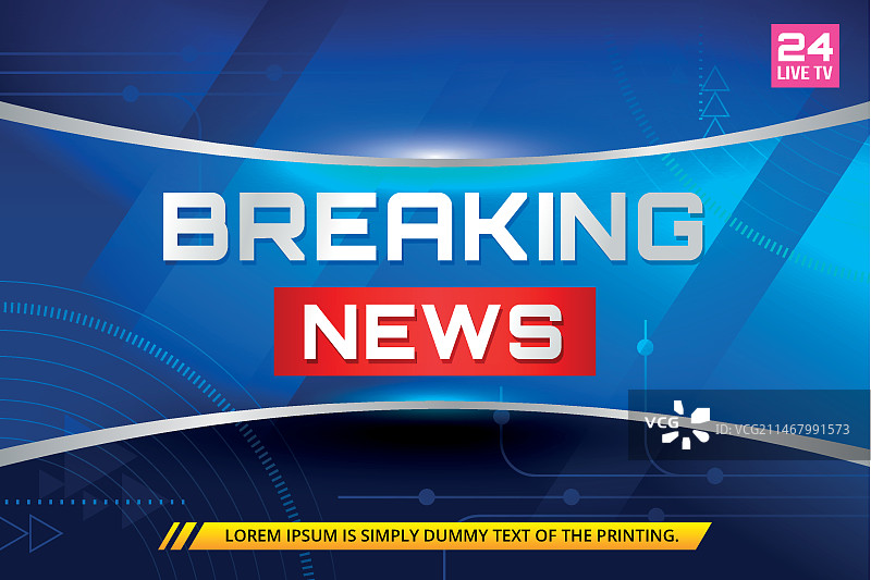 突发新闻模板图片素材