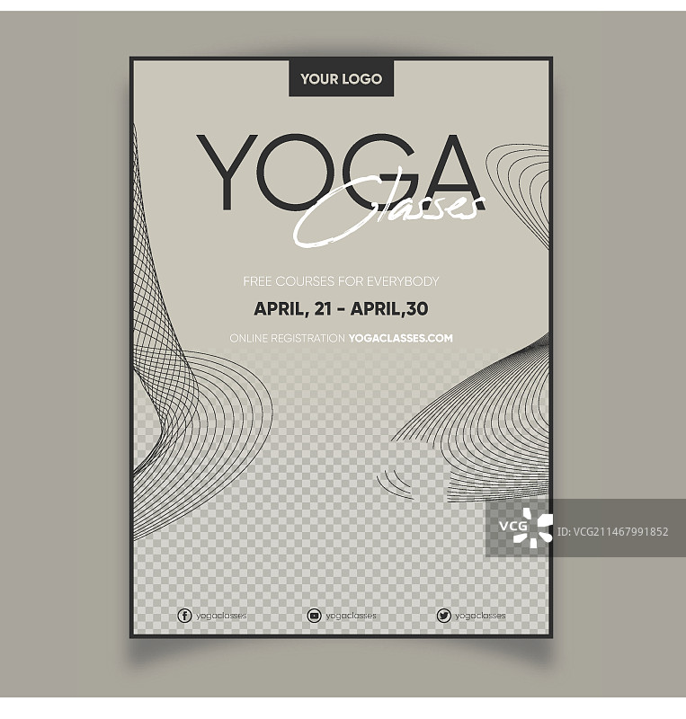 带照片的运动海报设计图片素材