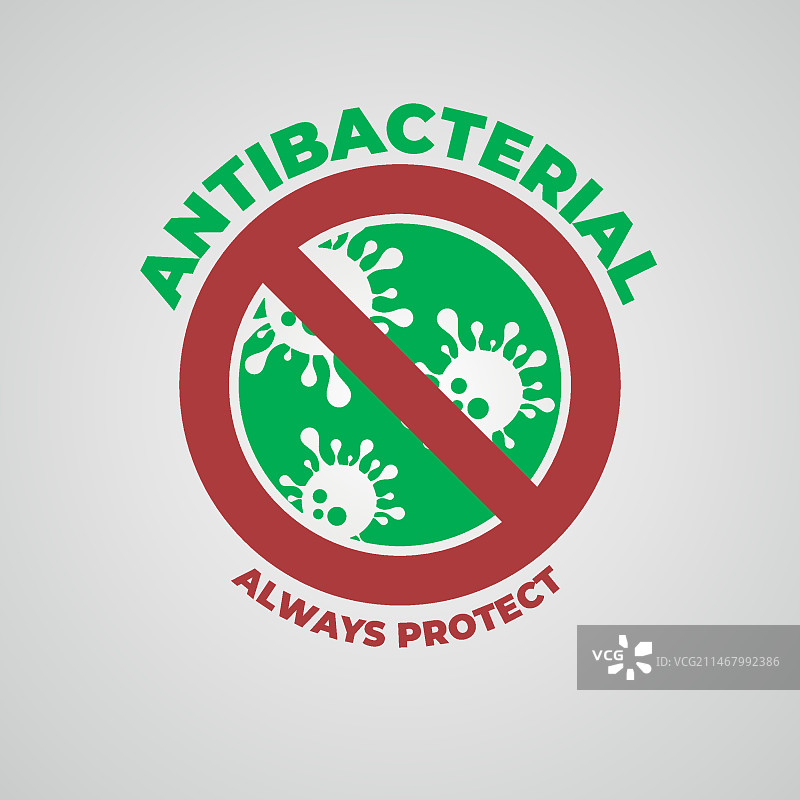 抗菌标志模板图片素材