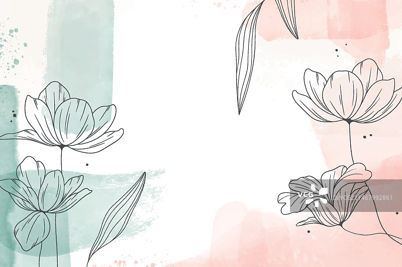 水彩手绘背景图片素材
